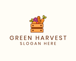 Fruit & Vegetable Basket logo design