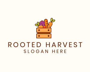 Fruit & Vegetable Basket logo design