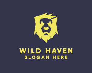 Wild Lion Mane logo design