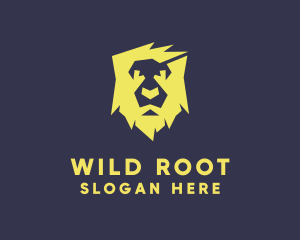 Wild Lion Mane logo design