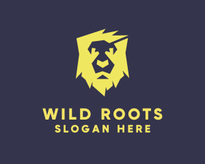 Wild Lion Mane logo design