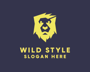 Wild Lion Mane logo design