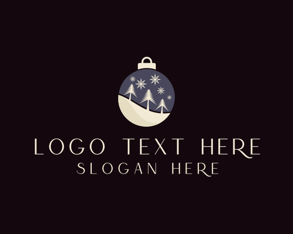 Holiday logo example 4