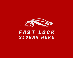 Fast Racing Car logo design