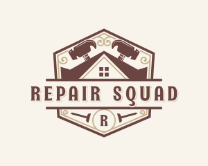 Carpentry Hammer Repair logo design