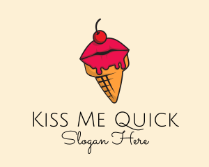 Lips Ice Cream  logo