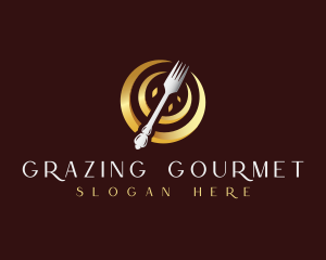 Fork Restaurant Dining logo design