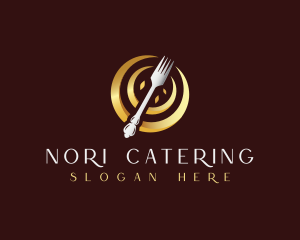 Fork Restaurant Dining logo design