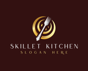 Fork Restaurant Dining logo design