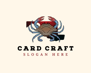 Maryland Crab Crustacean Logo