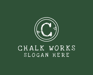 Chalk Board School logo design