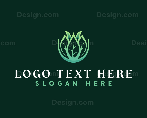 Plant Landscaping Leaves Logo