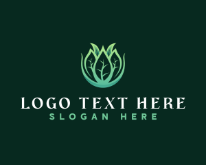 Plant Landscaping Leaves logo