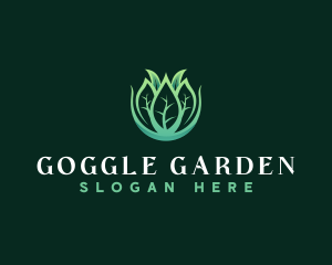 Plant Landscaping Leaves logo design