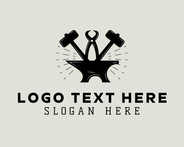 Sledgehammer logo example 2