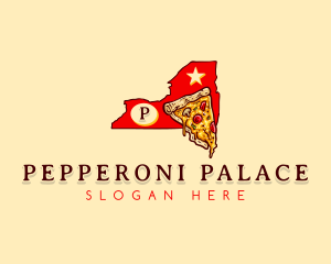 New York Style Pizza logo design