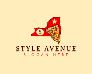 New York Style Pizza logo design