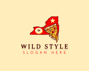 New York Style Pizza logo design