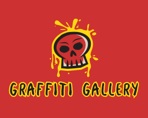 Skull Graffiti Art logo