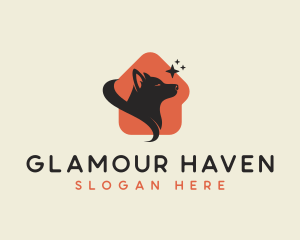 Canine Dog Kennel Logo