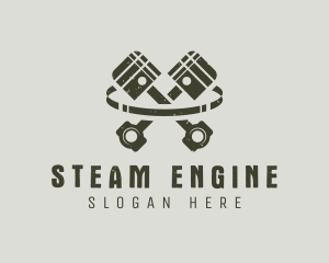 Piston Engine Repair logo design