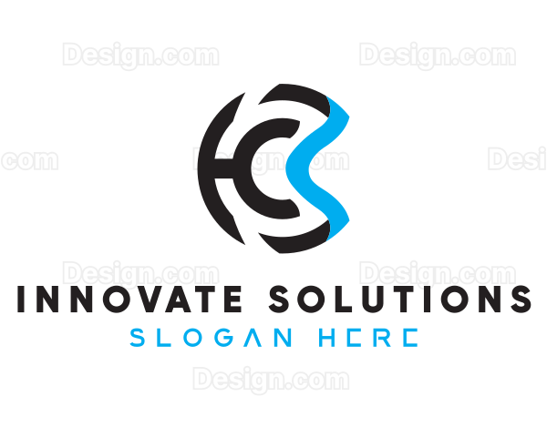 Modern Software Outline Logo