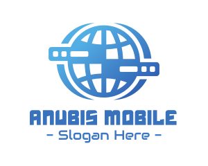 Global Server Tech Company logo design