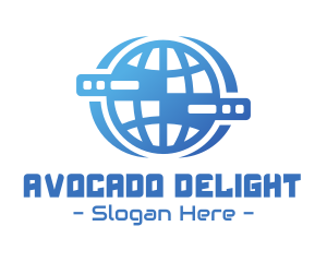 Global Server Tech Company logo design