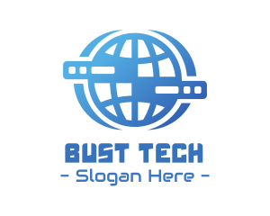 Global Server Tech Company logo design