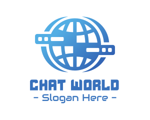 Global Server Tech Company logo design