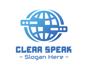 Global Server Tech Company logo design