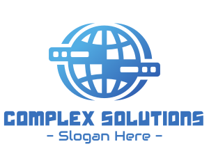 Global Server Tech Company logo design