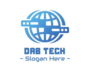 Global Server Tech Company logo design