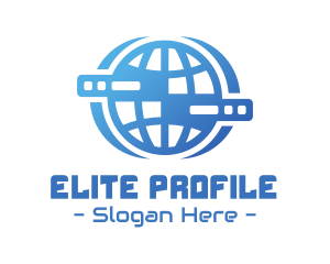 Global Server Tech Company logo design