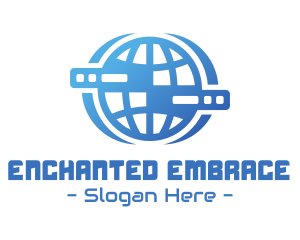 Global Server Tech Company logo design