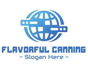 Global Server Tech Company logo design