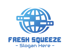 Global Server Tech Company logo design