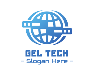 Global Server Tech Company logo design