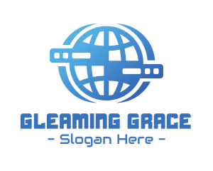 Global Server Tech Company logo design