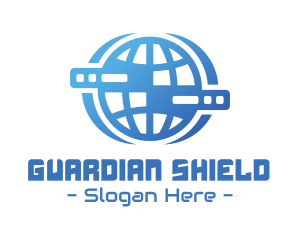 Global Server Tech Company logo design