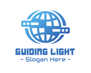 Global Server Tech Company logo design