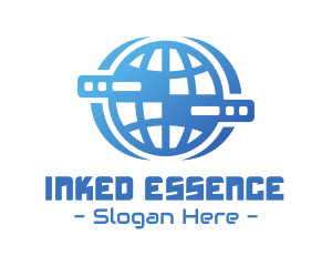 Global Server Tech Company logo design