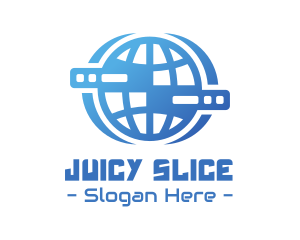 Global Server Tech Company logo design