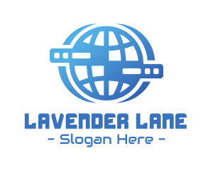 Global Server Tech Company logo design