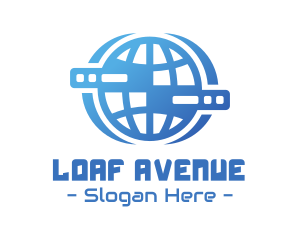 Global Server Tech Company logo design