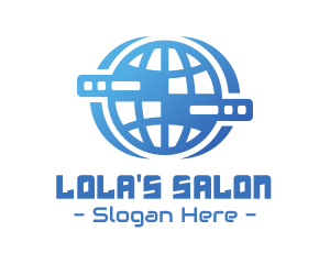 Global Server Tech Company logo design