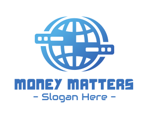 Global Server Tech Company logo design