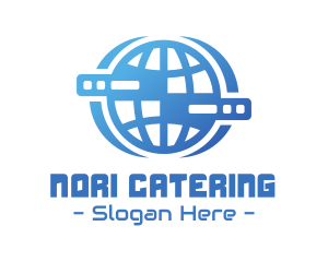 Global Server Tech Company logo design