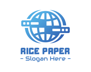 Global Server Tech Company logo design