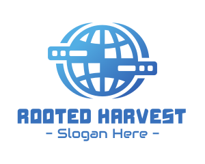 Global Server Tech Company logo design